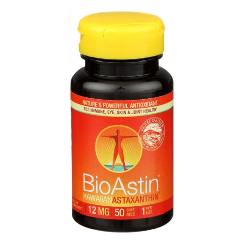 Nutrex Hawaii, BioAstin Hawaiian Astaxanthin, 12 MG, 50 CAPS