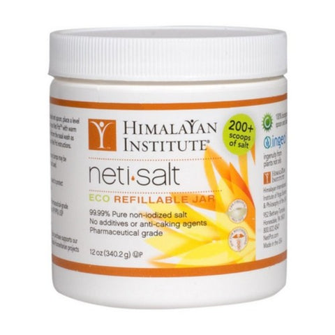 Himalayan Institute, Neti Pot Salt Jar, 12 OZ