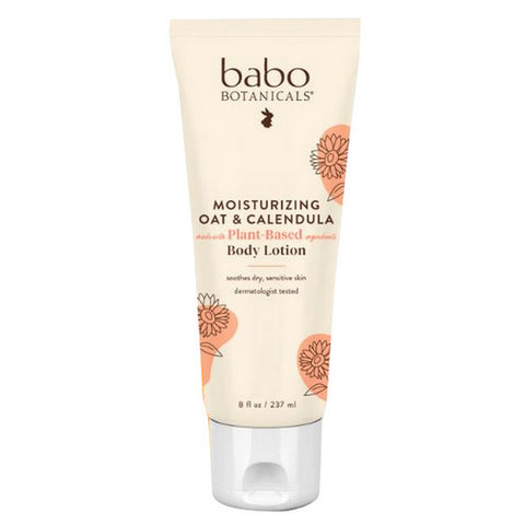 Babo Botanicals, Baby Lotion Oat Meal Calendula, 8 oz