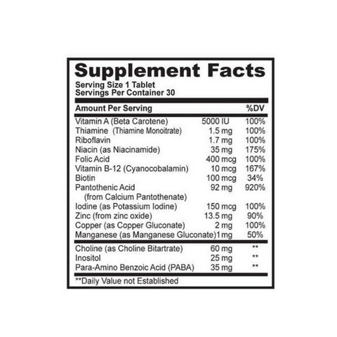California Natural, Hair Vitamin and Mineral, 30 tabs