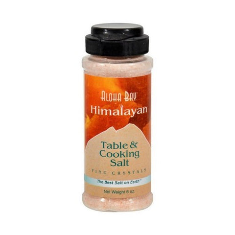 Aloha Bay, Himalayan Crystal Table and Cooking Salt In Fine Dispenser, 6 oz
