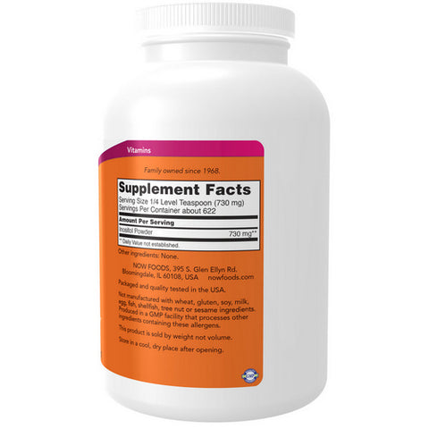 Now Foods, 100% Pure Inositol Powder, 1 lb