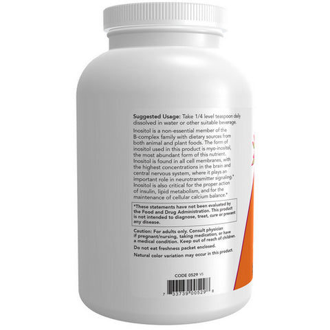 Now Foods, 100% Pure Inositol Powder, 1 lb