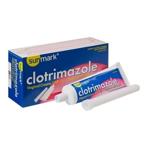 Sunmark, Clotrimazole Vaginal Antifungal Cream, 1.5 Oz