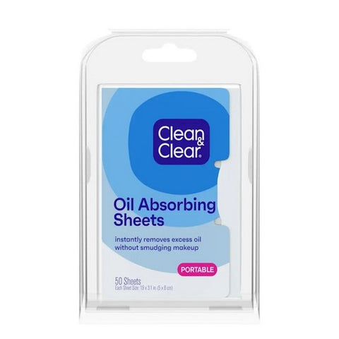 Clean & Clear, Oil Absorbing Sheets, 50 each