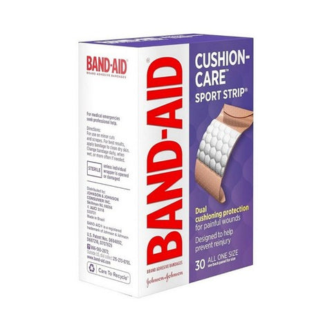Band-Aid, Sport Strip Bandages Extra Wide, 30 each