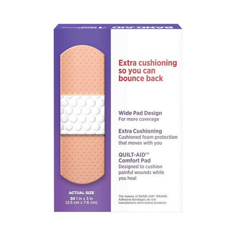 Band-Aid, Sport Strip Bandages Extra Wide, 30 each