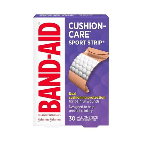 Band-Aid, Sport Strip Bandages Extra Wide, 30 each