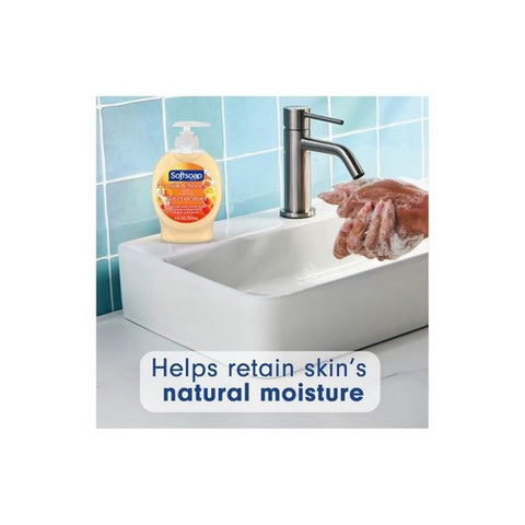 Softsoap, Moisturizing Liquid Hand Soap, Milk Protein and Honey 7.5 oz