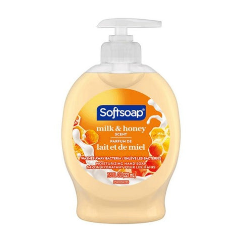 Softsoap, Moisturizing Liquid Hand Soap, Milk Protein and Honey 7.5 oz