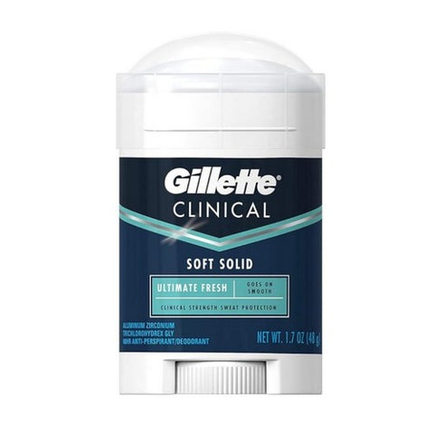 Gillette, Clinical Strength Anti-Perspirant Deodorant Advanced Solid Fresh, 1.7 oz