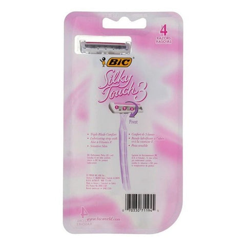 Bic, Silky Touch 3 Shavers For Women, 4 each