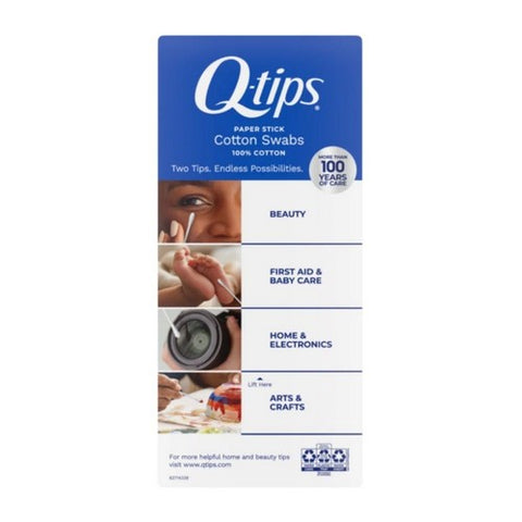 Q-Tips, Flexible Cotton Swabs, Box Of 1