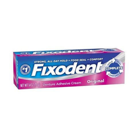Fixodent, Denture Adhesive Cream, Original 1.4 Oz