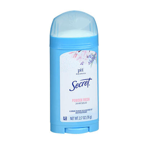 Secret, Anti-Perspirant Deodorant Wide Solid, Powder Fresh 2.7 oz