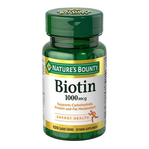 Nature's Bounty, Nature's Bounty Biotin, 100 tabs