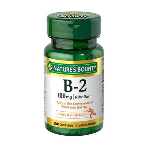 Sundown Naturals, Nature's Bounty Vitamin B-2, 100 mg, Count of 1
