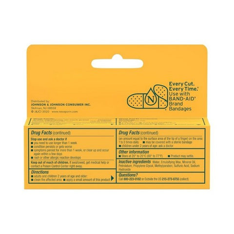 Neosporin, Dual Action Cream For Pain Relief, 0.5 oz
