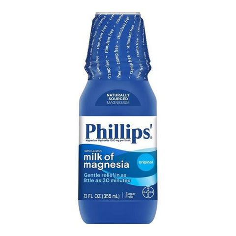 Bayer, Phillips Milk Of Magnesia Saline Laxative, Original 12 oz