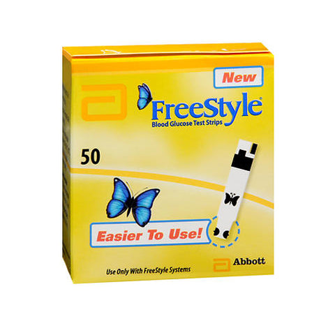 Freestyle, Blood Glucose Test Strips, 50 each
