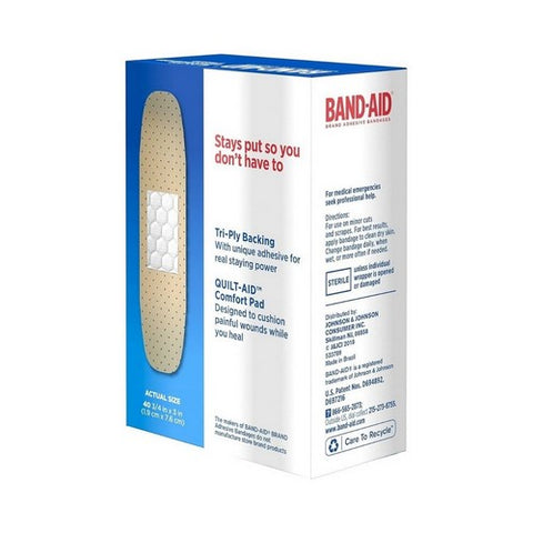 Band-Aid, Tru-Stay Sheer Strips Bandages All One Size, 40 each