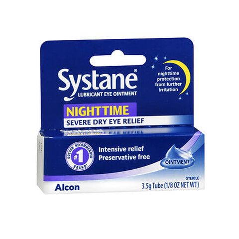 Systane, Nighttime Lubricant Eye Ointment, 3.5 gm