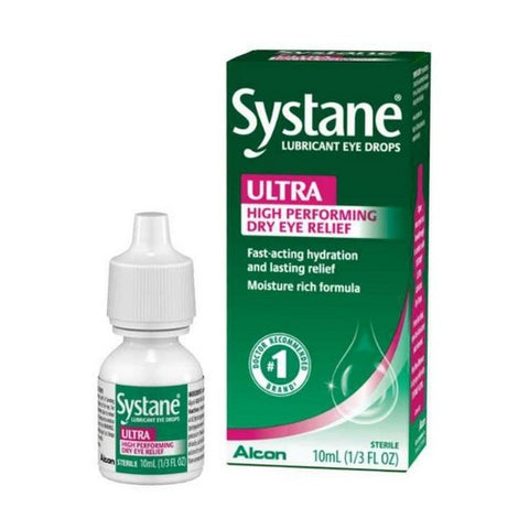 Alcon, Systane Ultra Lubricant Eye Drops, 0.34 Oz