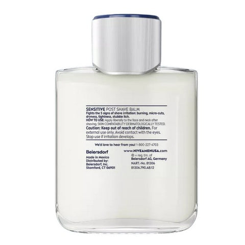 Nivea For Men, Sensitive Post Shave Balm, 3.3 oz