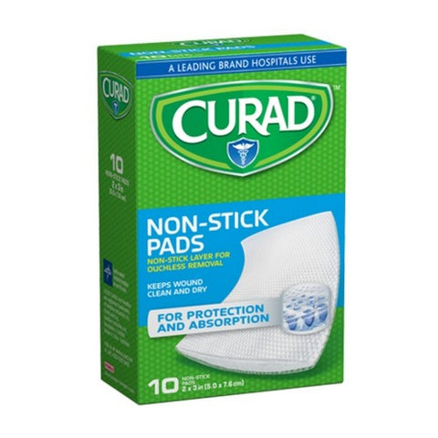Curad, Telfa Non-Stick Sterile Pads, 2 X 3 inches, 10 Each