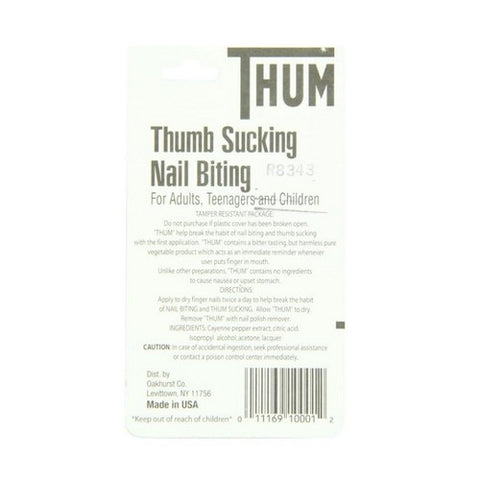 Thum, Anti-Thumb Sucking & Nail Biting Liquid, 0.2 oz