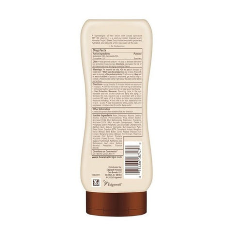 Hawaiian Tropic, Sheer Touch Sunscreen Lotion Spf 30, 8 oz