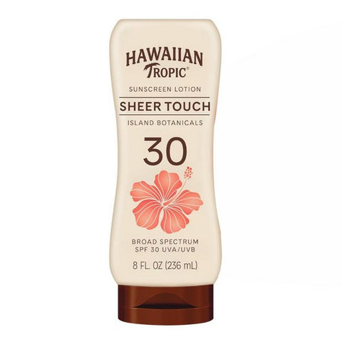 Hawaiian Tropic, Sheer Touch Sunscreen Lotion Spf 30, 8 oz