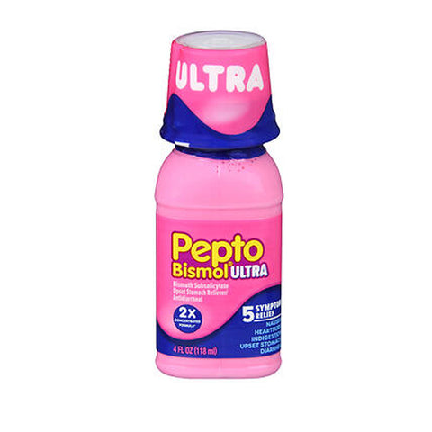 Pepto-Bismol, Maximum Strength Liquid Upset Stomach Reliever Antidiarrheal, 4 oz
