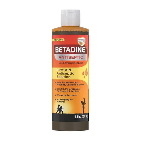 Betadine, Solution Antiseptic, 8 oz