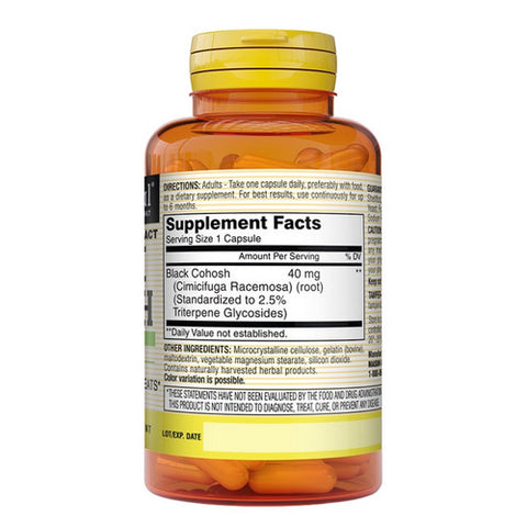 Mason, Natural Black Cohosh Hot Flash Relief, 40 mg, 60 caps