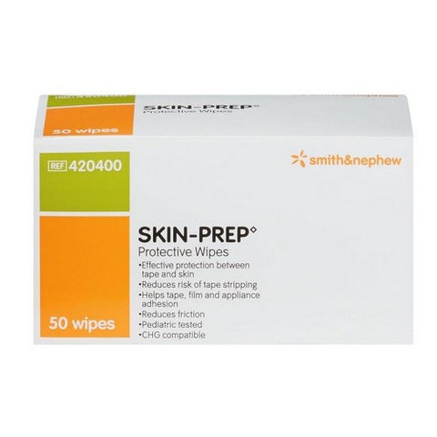 Smith & Nephew, Medical Skin-Prep Protective Dressing Wipes, Box Of 50