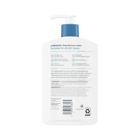Lubriderm, Daily Moisture Lotion, Normal to Dry Skin 16 oz