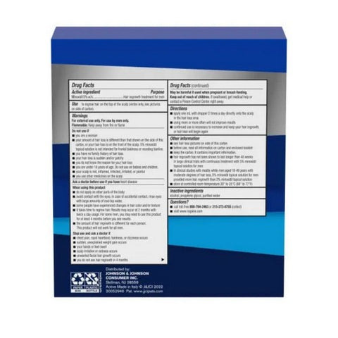 Rogaine, Mens Extra Strength Hair Regrowth Treatment, Unscented 2 oz