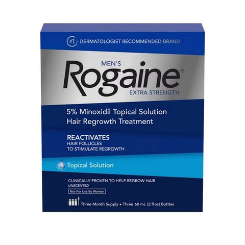 Rogaine, Mens Extra Strength Hair Regrowth Treatment, Unscented 2 oz
