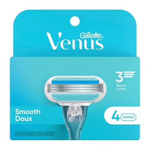 Gillette, Venus Shaving Cartridges, 4 each
