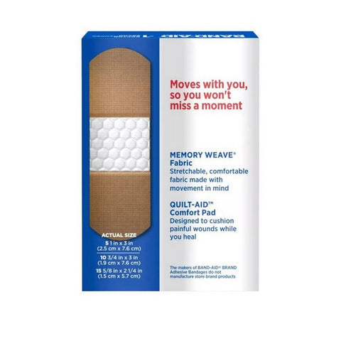 Band-Aid, Flexible Fabric Bandages Assorted, Count of 1
