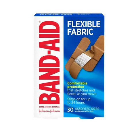 Band-Aid, Flexible Fabric Bandages Assorted, Count of 1