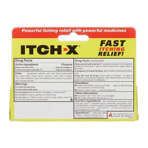 Ayr, Itch-X Anti-Itch Gel, Aloe Vera 1.25 oz