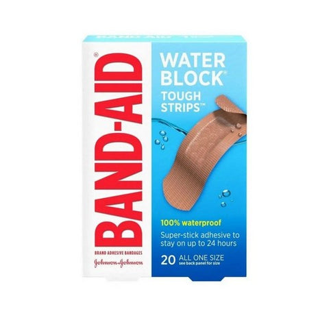 Band-Aid, Tough-Strips Waterproof Bandages, 20 each