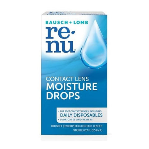 Bausch + Lomb, Bausch And Lomb Renu Multiplus Lubricating And Rewetting Drops, 8 ml