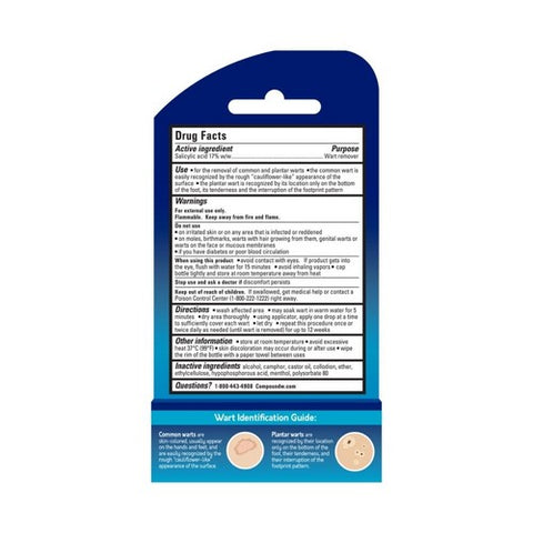 Med Tech Products, Compound W Wart Remover - Maximum Strength Liquid, 0.31 oz