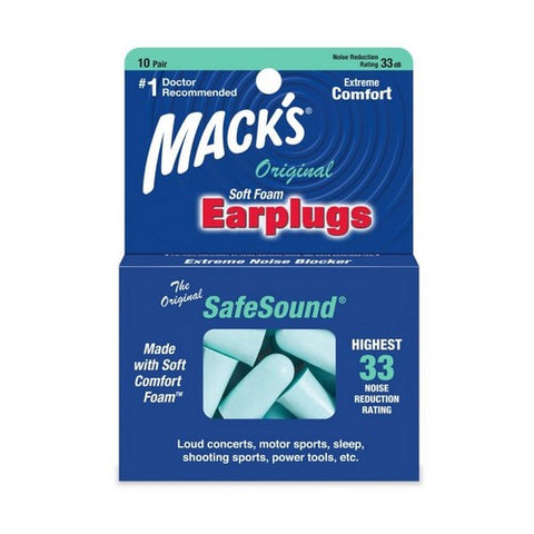 Mack's, Macks Safe Sound Ear Plugs, 10 each
