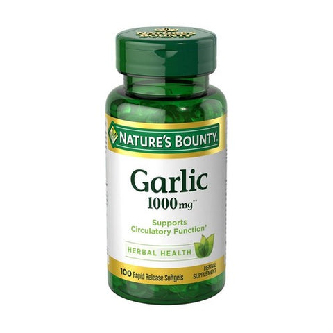 Sundown Naturals, Natures Bounty Garlic And Parsley, 100 caps