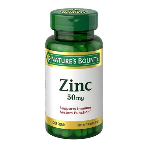 Nature's Bounty, Natures Bounty Chelated Zinc, 50 mg, 100 Count