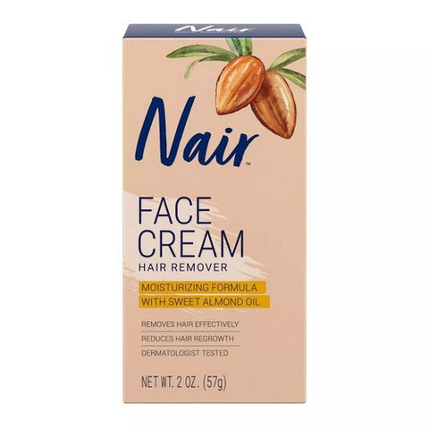 Nairns, Nair Hair Remover Face Cream Moisturizing, 2 oz